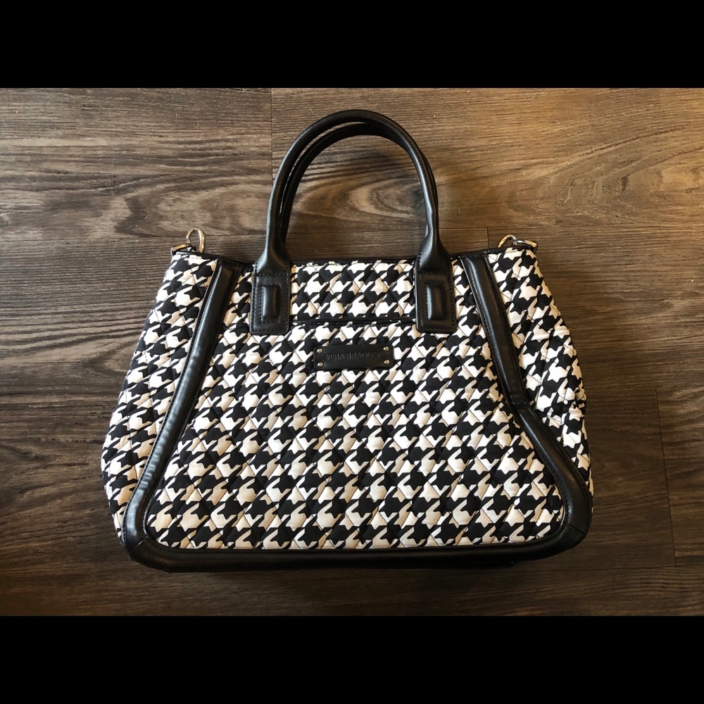 🖤🤍 Vera Bradley Houndstooth Purse 🤍🖤